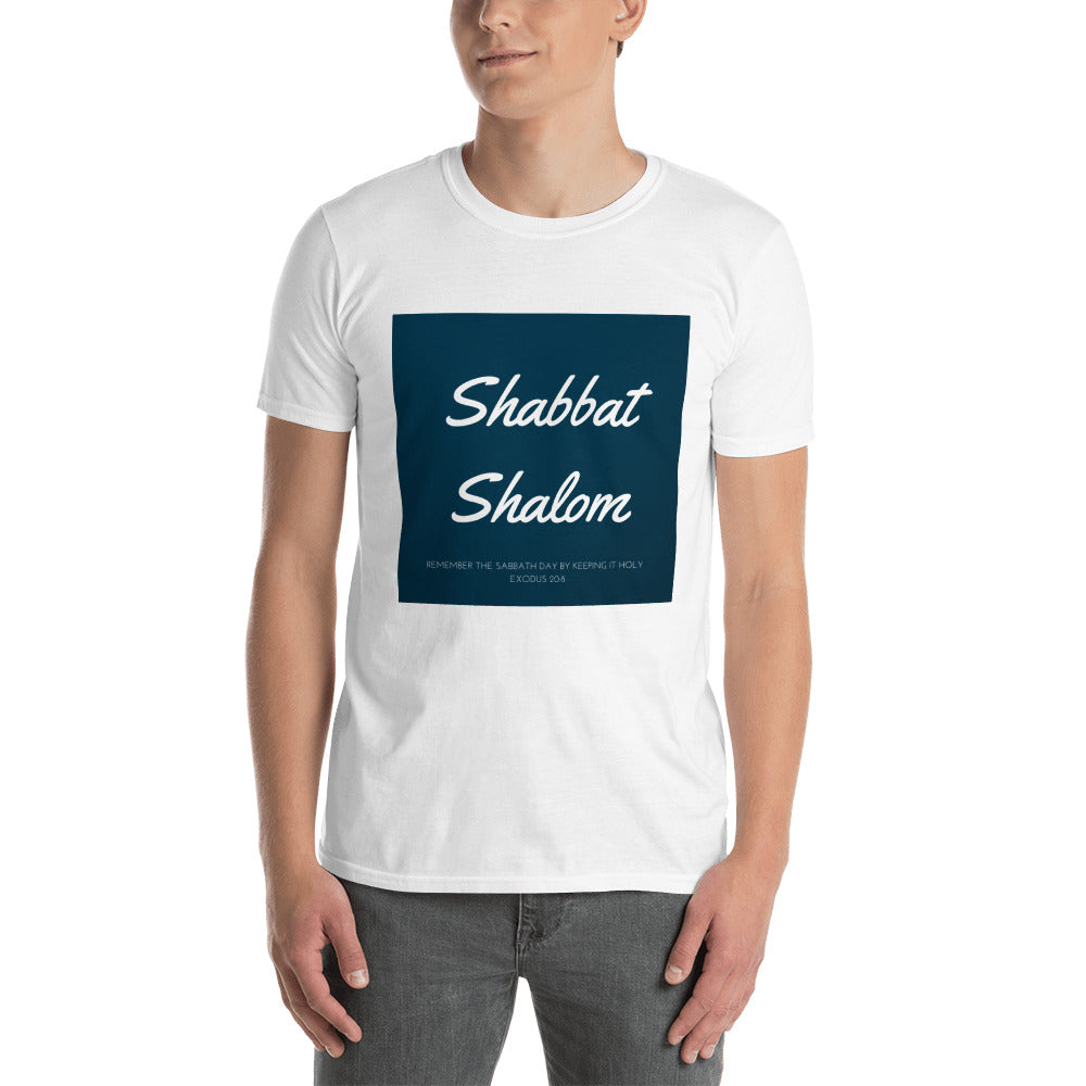 Shabbat Shalom Short-Sleeve Unisex T-Shirt